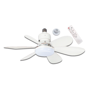 LÁMPARA LED CON VENTILADOR